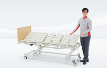 Load image into Gallery viewer, FBN系列自動側身電動護理床 FBN-640 w/Rolls