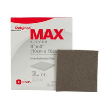 Load image into Gallery viewer, 多功能銀離子不貼附敷料 (滲液量大,正方型) PolyMem Silver MAX non-adhesive  pad dressing
