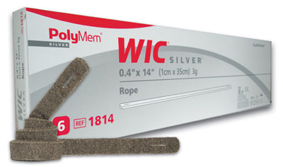多功能銀離子空腔傷口填充物(繩裝型) PolyMem Silver Rope Cavity wound filler