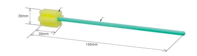 護理海棉洗口棒 (150支/盒) 星型